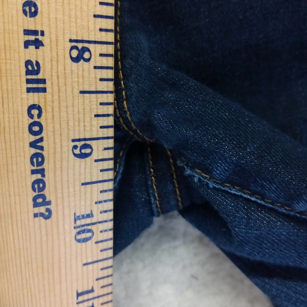 J.Crew Toothpick Skinny Jeans Dark Indigo Stretch Denim Size 32/30 E0823 Mens - Picture 7 of 10